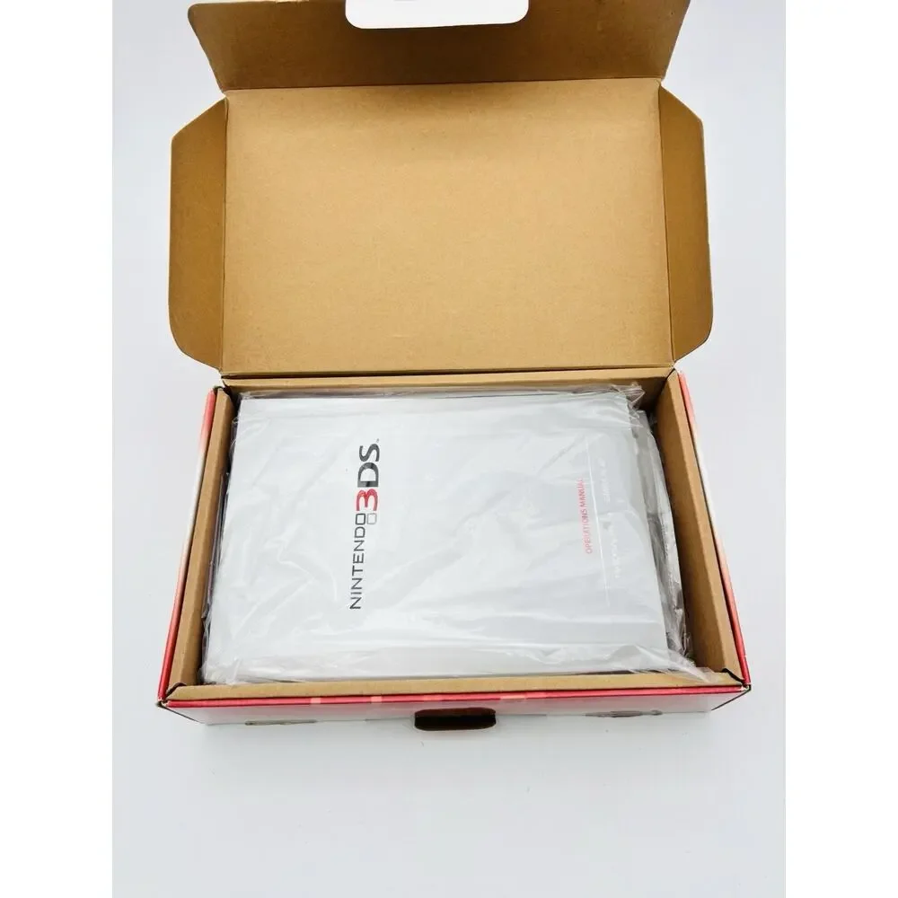 Nintendo 3DS Flare Red Complete in Box CIB Excellent Condition CRT-001